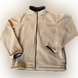 Timberland XL tan fleece full zip